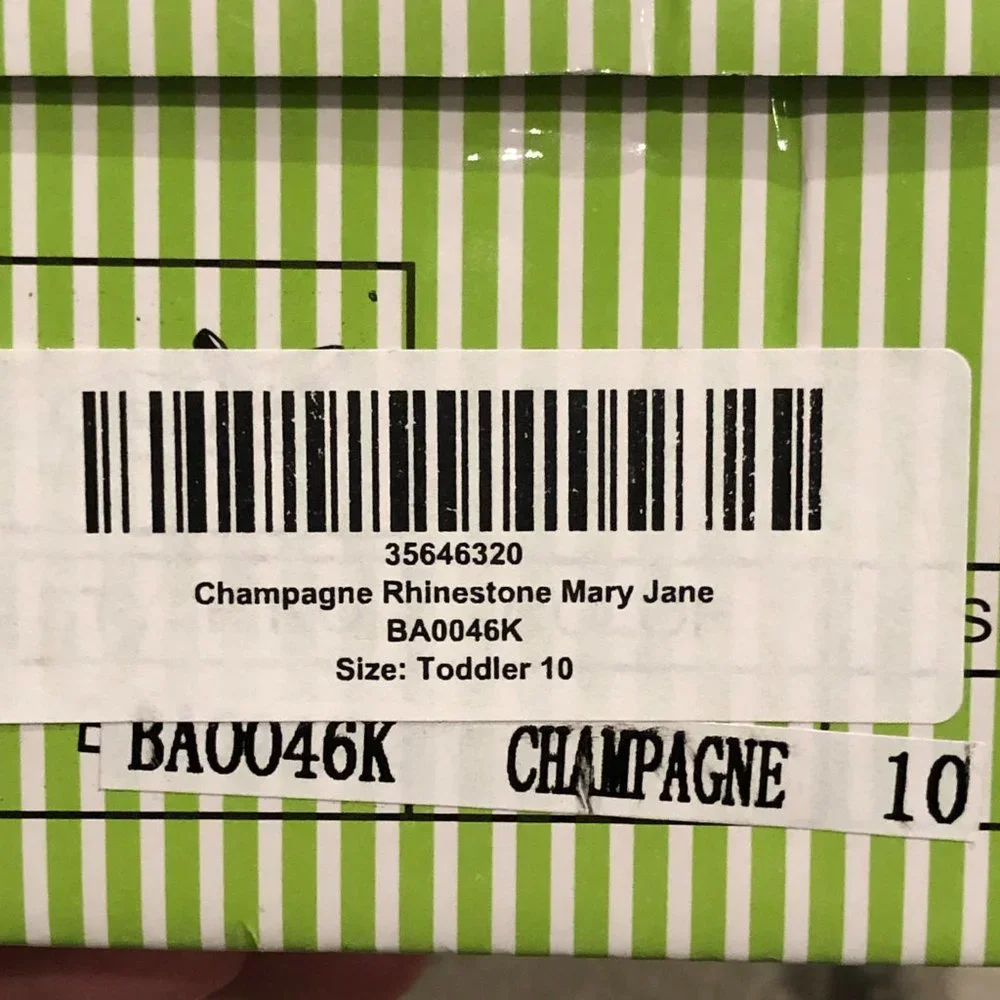 Adorababy Champagne Rhinestone Mary Jane - Picture 10 of 12